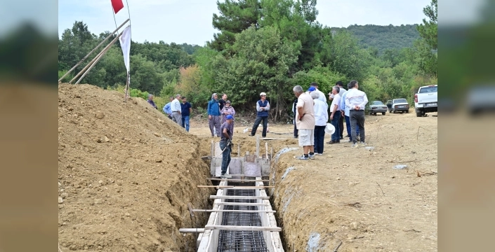 Kıranköy'e sulama desteği sağlayacak gölet inşa ediliyor