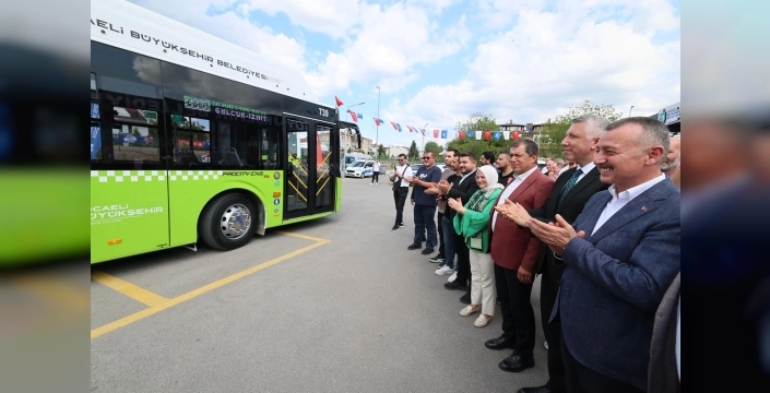 Kocaeli Büyükşehir Belediyesi, yeni ulaşım hattını hizmete aldı