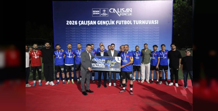 Konya'da çalışan gençlik futbol turnuvası sona erdi