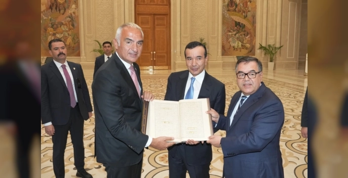 Kültür ve Turizm Bakanı Ersoy, Özbekistan'da iş birliği toplantısı düzenledi