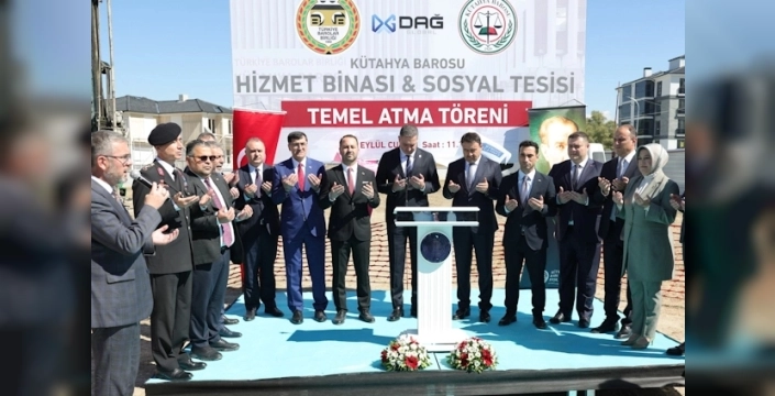 Kütahya barosu hizmet binası temeli atıldı
