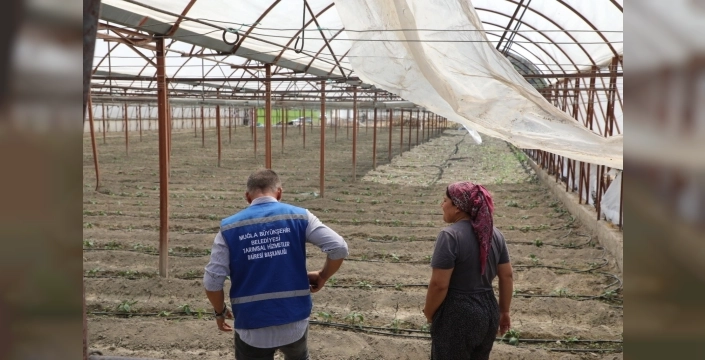 Muğla'da yangından etkilenen üreticiye hızlı destek