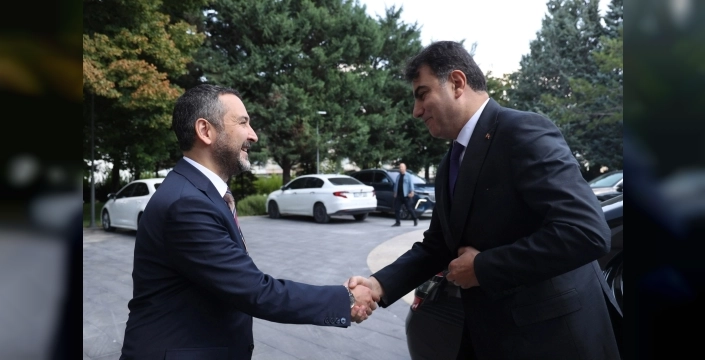 Musa Heybet, Konya Büyükşehir Belediyesi'ni ziyaret etti