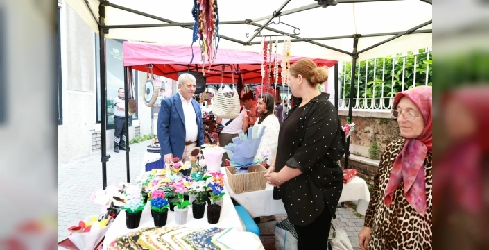Osmangazi'de kadın girişimciler sokağı yeniden açıldı