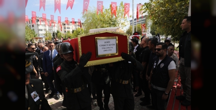 Şehit uzman çavuş Coşkun Sevim, Elazığ'da defnedildi