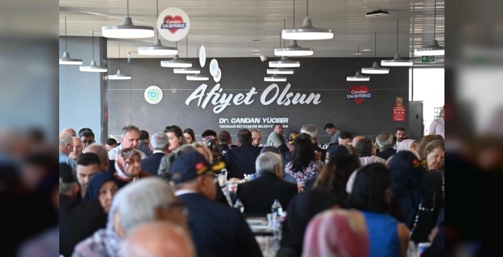 Tekirdağ'da gaziler için özel akşam yemeği