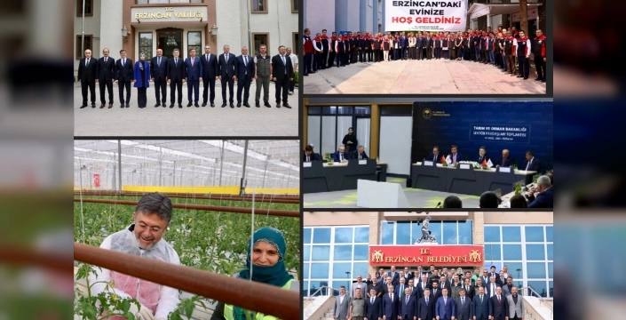 TMO Genel Müdürü Güldal, Bakan Yumaklı ile Erzincan ve Erzurum'da temaslarda bulundu