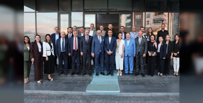 TOBB Başkanı Rifat Hisarcıklıoğlu, KTO'yu ziyaret etti