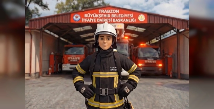 Trabzon İtfaiyesi, yangın anında yapılması gerekenleri animasyonla gösterdi