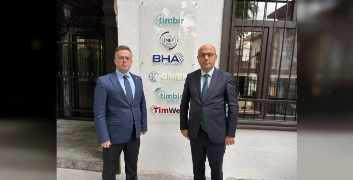 Türk Büro-Sen Rize Şube Başkanı Tatoğlu, BHA Genel Müdürü Kaçar’ı ziyaret etti