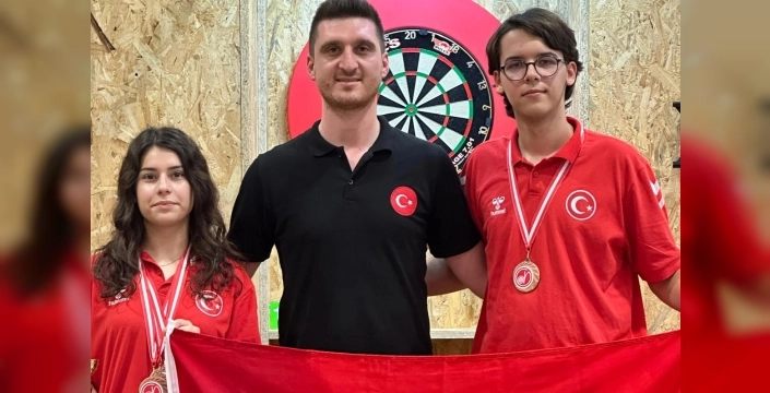Türkiye dart milli takımı, Avusturya'dan madalya ile döndü