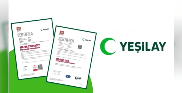 Yeşilay entegre yönetim sistemi sertifikalarını aldı