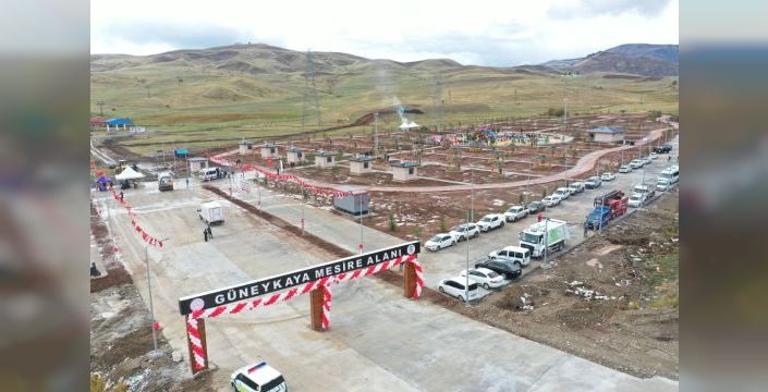 Ağrı'da 40 dekarlık 'Güneykaya Mesire Alanı' hizmete girdi