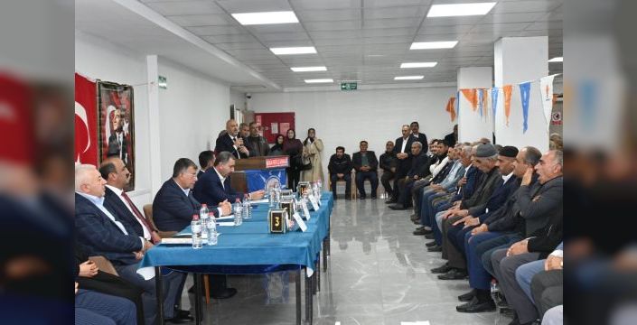 AK Parti Hizan İlçe Başkanlığı, ekim ayı toplantısını gerçekleştirdi