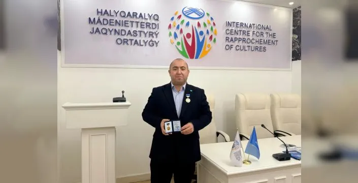 Akil Alesger'e Türk dünyası iş birliğine katkı ödülü