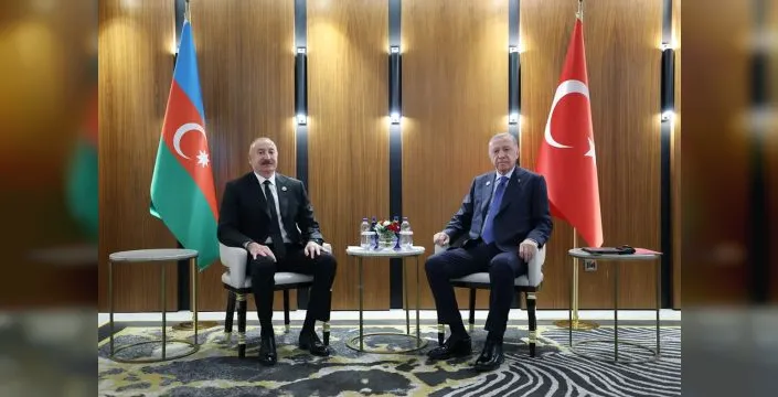 Aliyev, Erdoğan'ı Cumhuriyet'in 103. yılı için kutladı