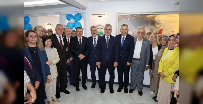 ANADER'in yeni ofisi törenle açıldı