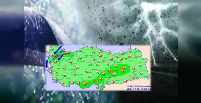 Antalya, Mersin ve Adana için şiddetli yağış uyarısı