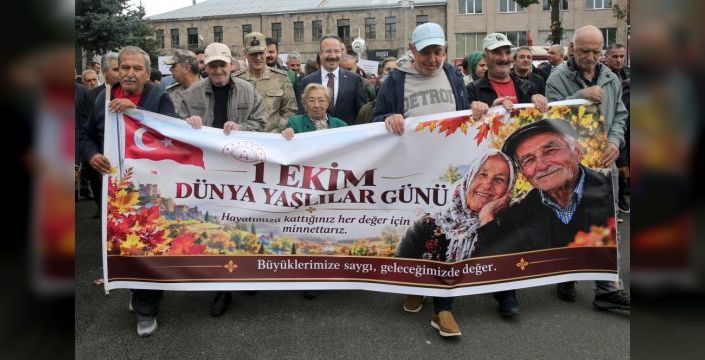 Ardahan'da 1 Ekim Dünya Yaşlılar Günü etkinliği gerçekleştirildi