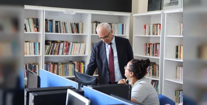 Arguvan kütüphanesi yeni yerinde 24 saat açık