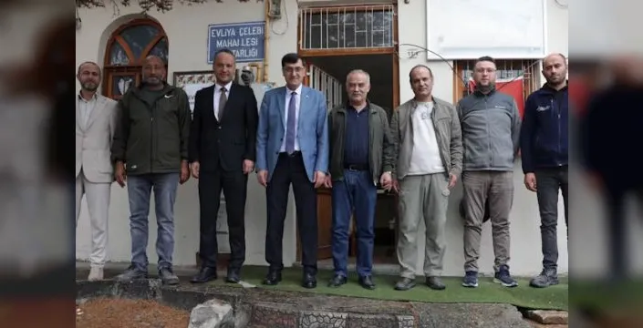 Başkan Kahveci Evliya Çelebi Mahallesi'ni ziyaret etti