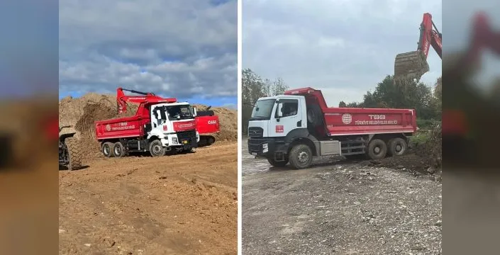 Belediyelere iş makinesi ve personel desteği sağlanıyor