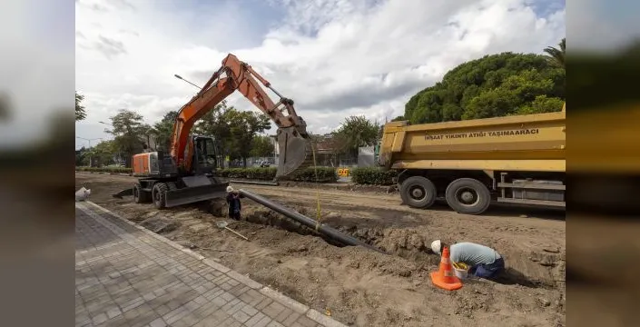 Bergama'da altyapı ve taşkın önleme projesinde sona gelindi
