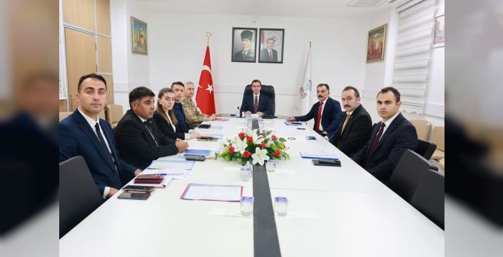 Bitlis'te asayiş ve güvenlik toplantısı yapıldı
