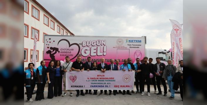 Bitlis'te meme kanserinde erken teşhis anlatıldı