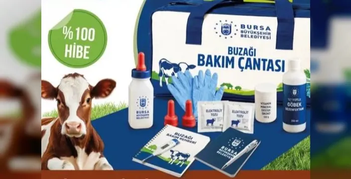 Bursa Büyükşehir, besicilere buzağı bakım seti dağıtacak
