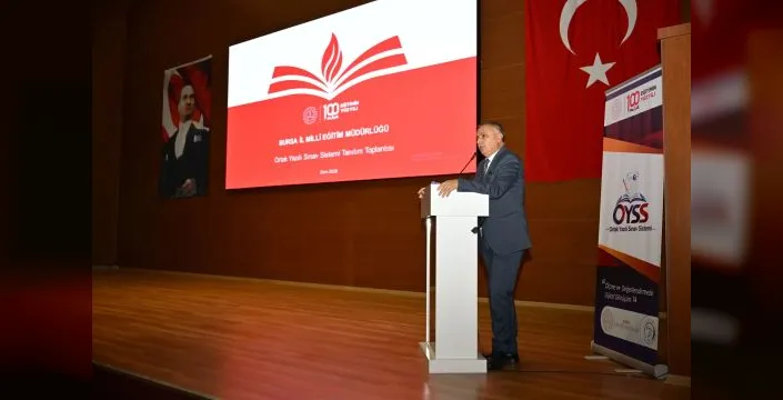 Bursa'da ortak yazılı sınav sistemi hakkında toplantı düzenlendi