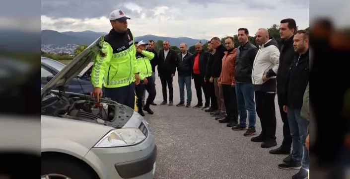 Bursa'da şoförlere güvenli sürüş eğitimi verildi
