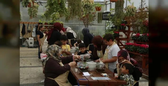 Çayırova'da teraryum atölyesi gerçekleştirildi