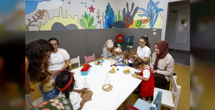Çocuk kampüslerinde oyunla öğrenme atölyeleri