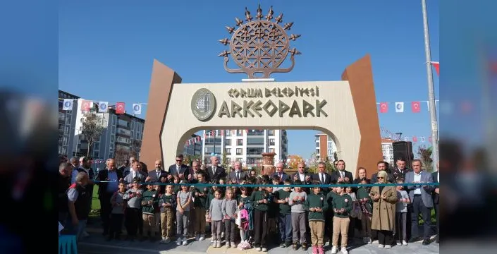 Çorum'da Hitit temalı Arkeopark açıldı