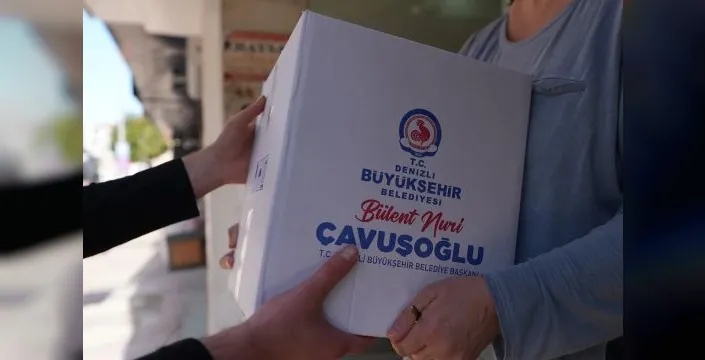 Denizli'de gıda kolisi başvuruları internetten alınıyor