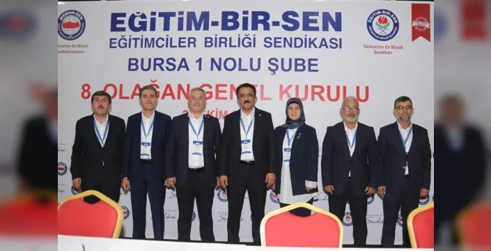 Eğitim-Bir-Sen Bursa’da yeni başkan Adil Yazıcıoğlu