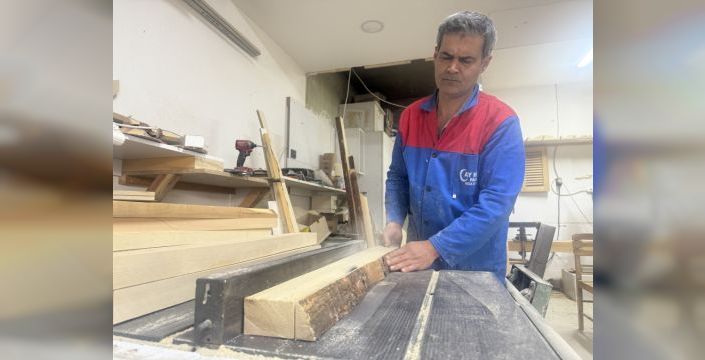 Erzincan'da ahşap tornacılığı geleneği sürüyor