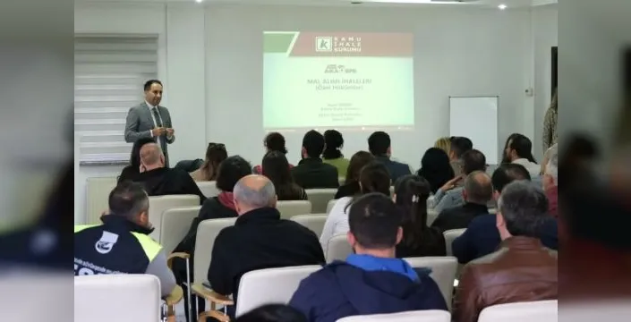 ESKİ, personeline kamu ihale mevzuatı eğitimi düzenledi
