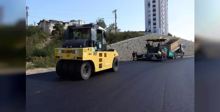 Fatsa'da asfalt çalışmaları sürüyor