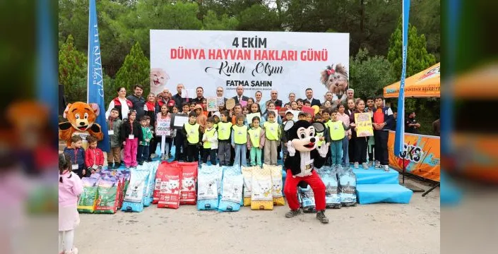 Gaziantep'te 4 Ekim Dünya Hayvanları Koruma Günü etkinliği düzenlendi