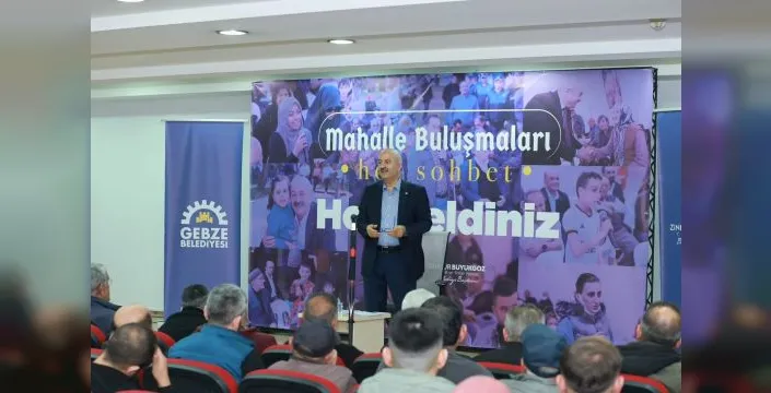Gebze Belediye Başkanı Pelitli'de halkla buluştu