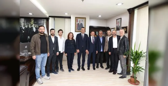 Hamza Dağ, Çiğli Belediye Başkanı'nı ziyaret etti