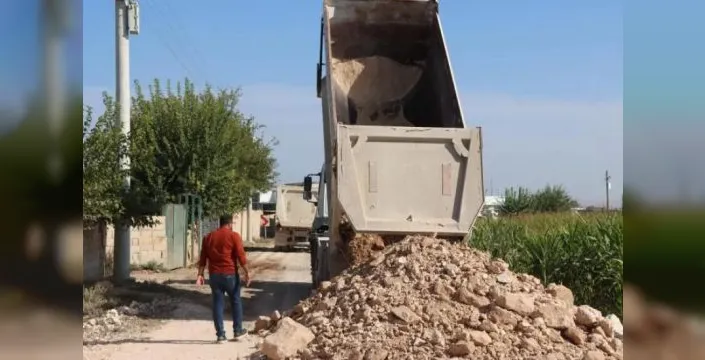 Harran grup yolunda yenileme sürüyor
