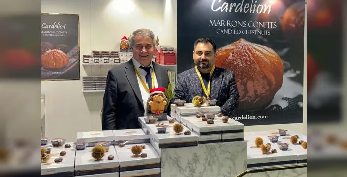 İlka Şekerleme Paris'te kestane şekeri sundu