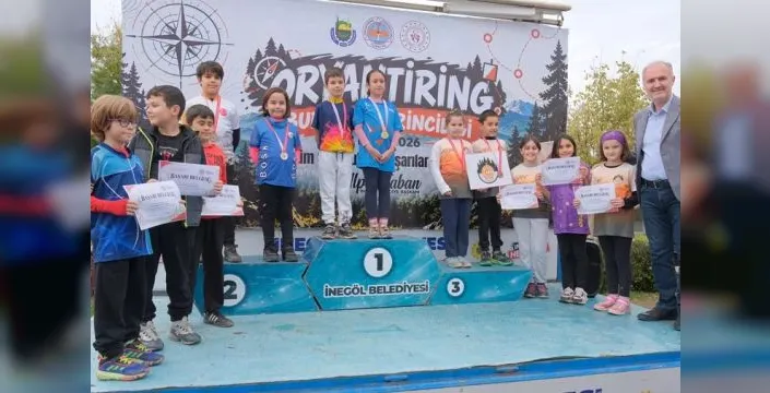 İnegöl'de oryantiring yarışmaları yapıldı