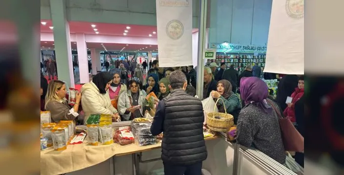 İnegöl tarım ürünleri Bursa Tarım Fuarı'nda sergilendi