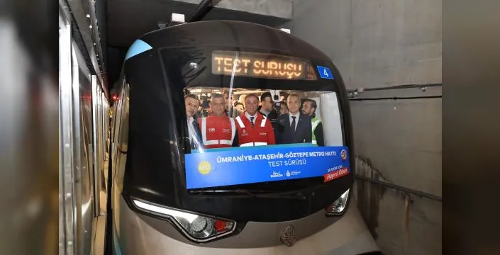 İstanbul metrosunda test sürüşü: 19 Aralık'ta açılıyor