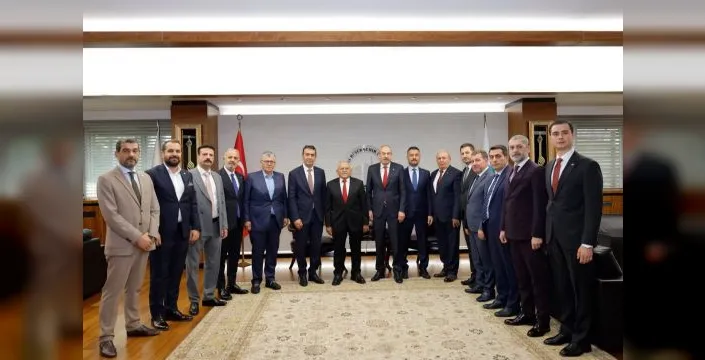 Kayseri Büyükşehir Belediye Başkanı, oda başkanlarını kabul etti