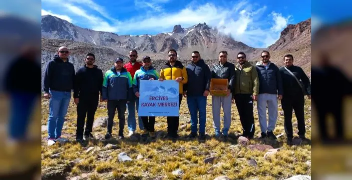 Kayseri'de Erciyes Dağı eteklerinde ağaçlandırma seferberliği